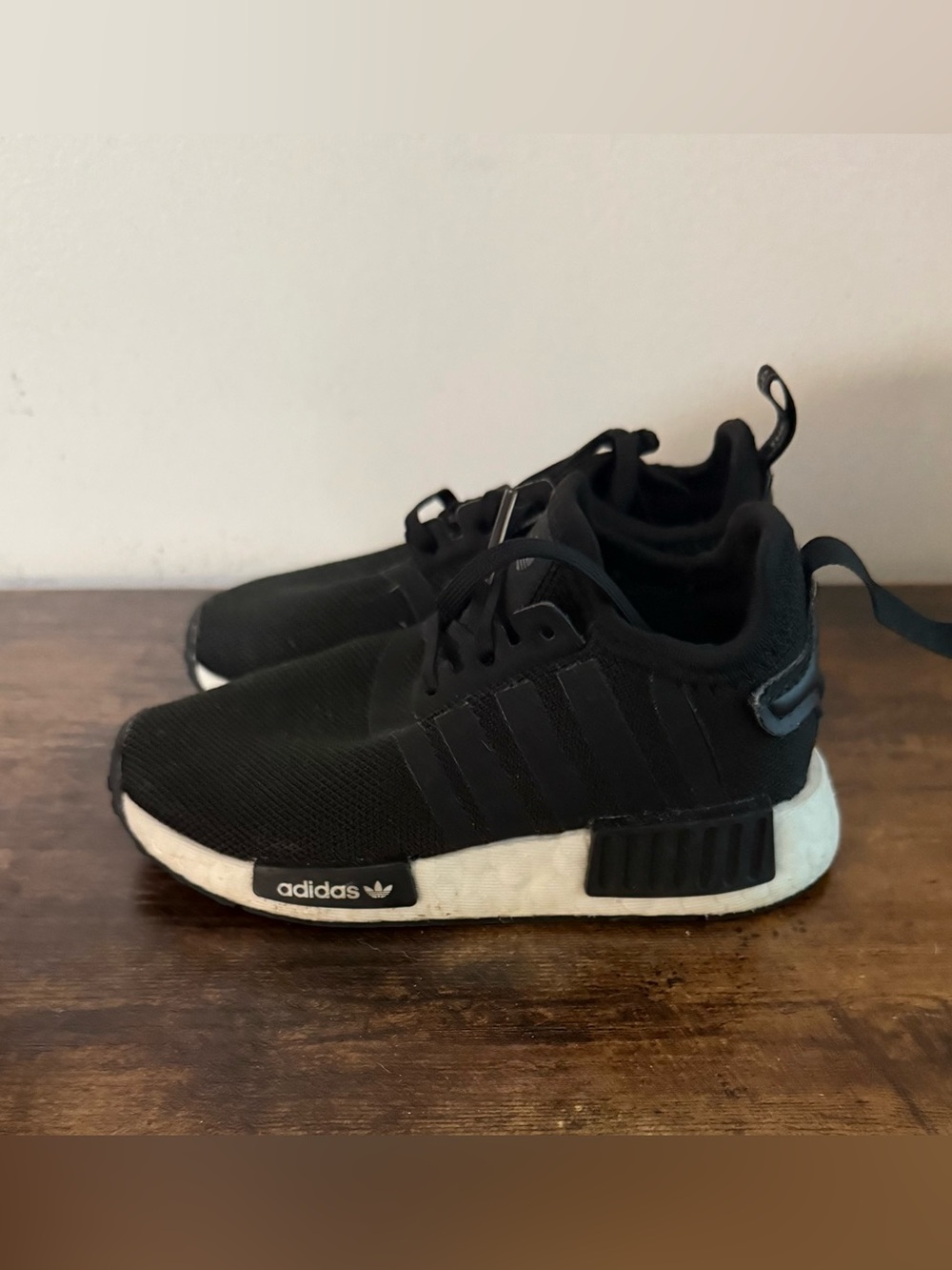 adidas Kids Black & White Sneakers